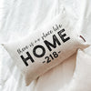 There Is No Place Like Home Area Code Pillow
