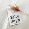 Lake Days Tea Towel