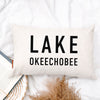 Personalized Lake Pillow