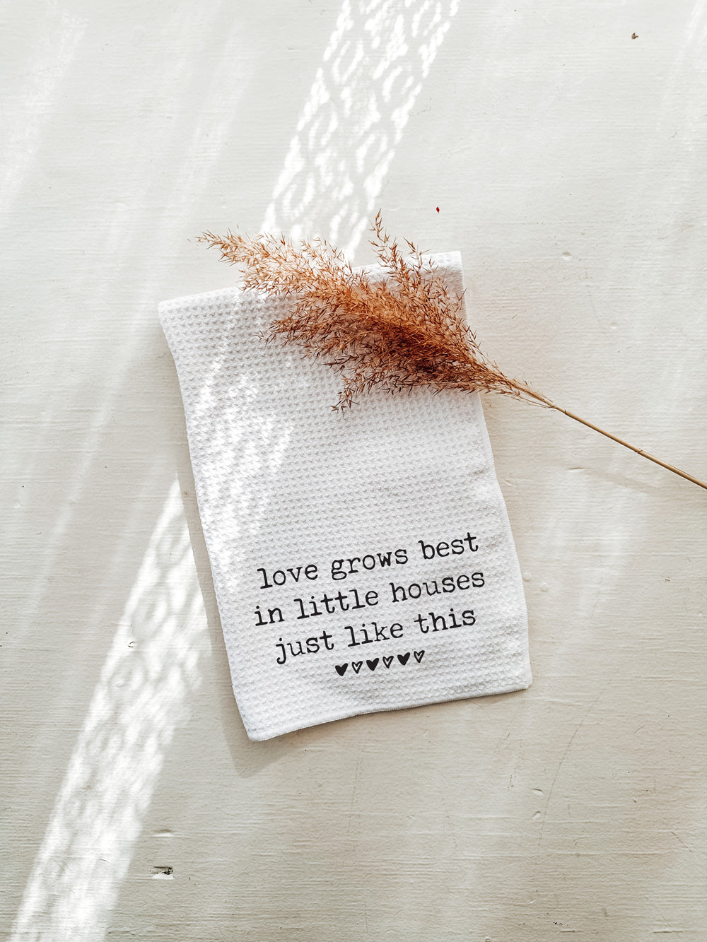 Love Grows Best Kitchen Towel