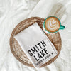 Lake with Location Kitchen Towel