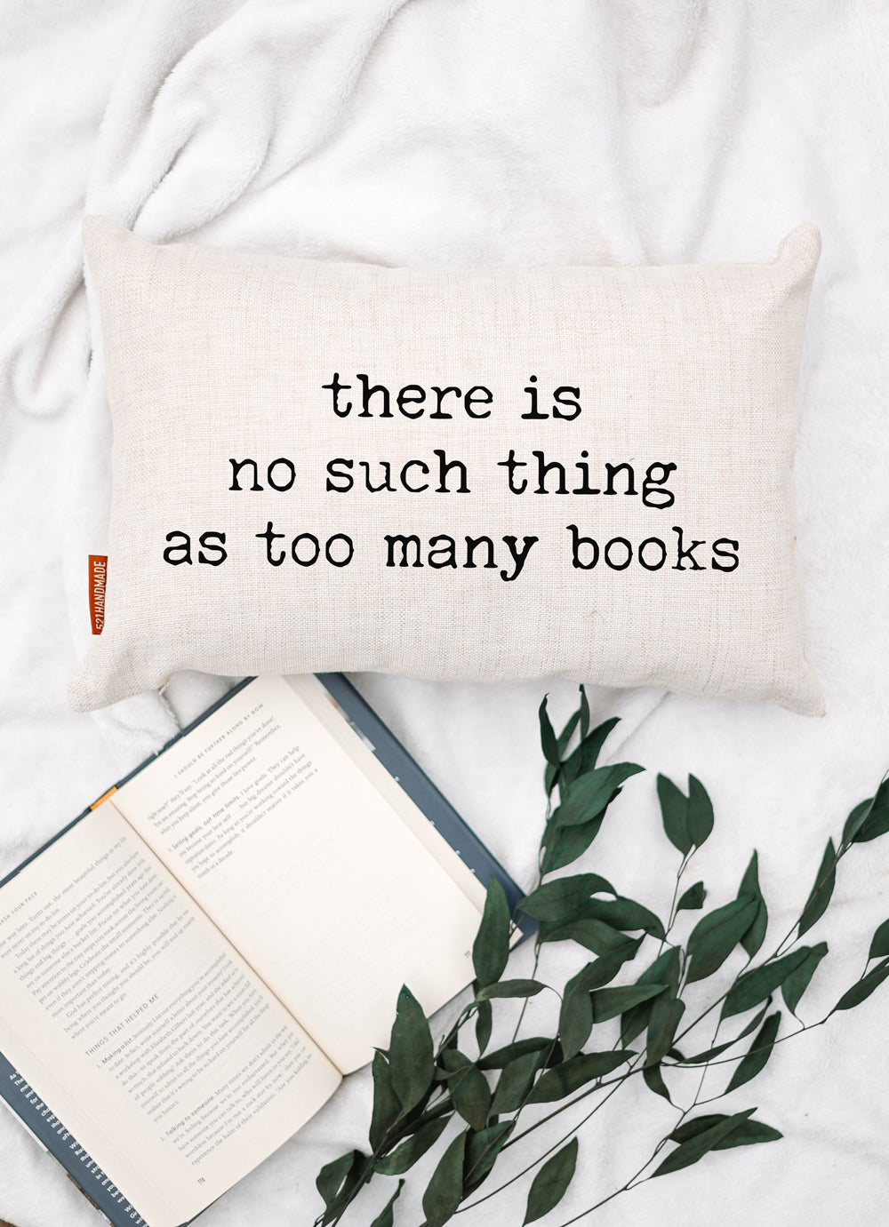 Book Pillow - Too Many Books