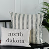 Simple State Pillow, North Dakota Pillow