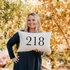 Custom Area Code Pillow