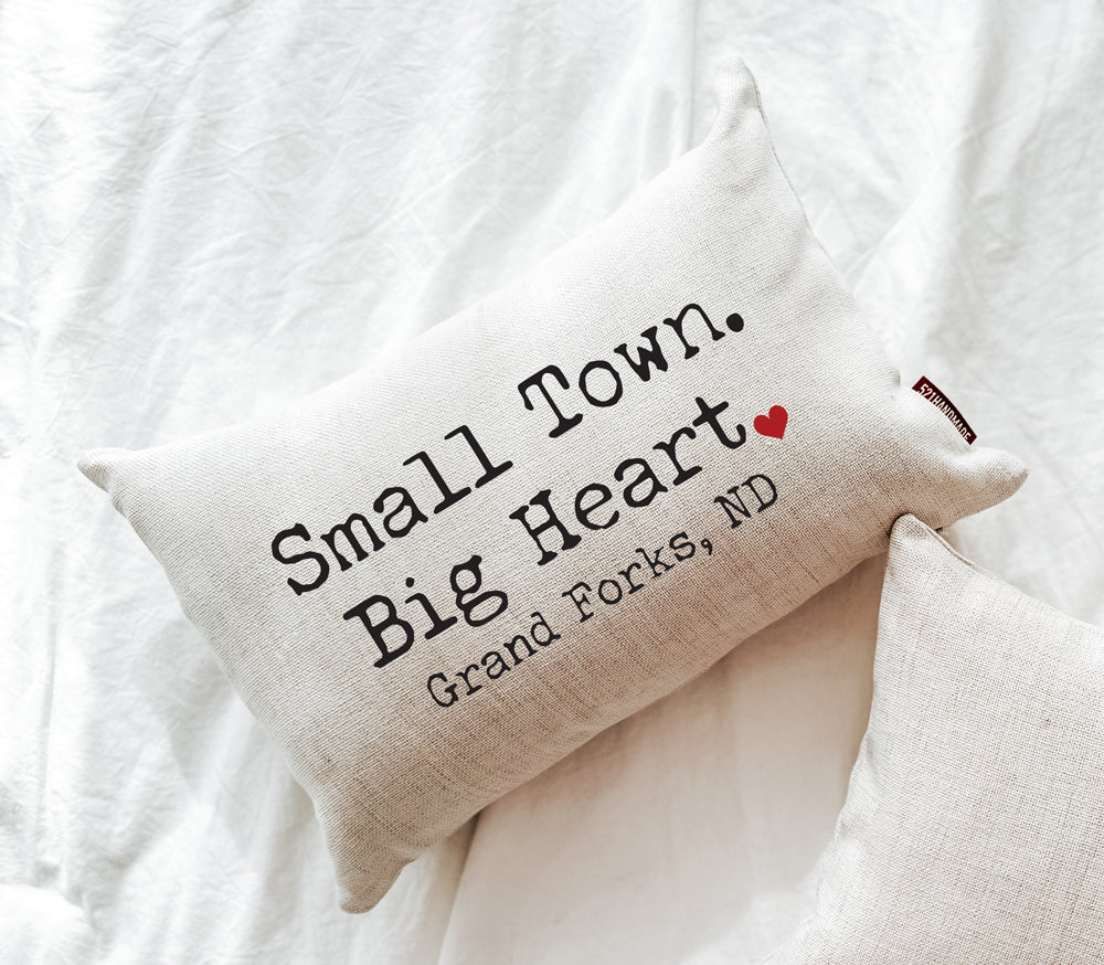 Small Town Big Heart Pillow
