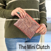 Mini Clutch - Mint Metallic