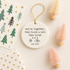 Built A Life They Loved Mr. & Mrs. Est. 2025 Christmas Ornament