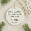 Built A Life They Loved Mr. & Mrs. Est. 2026 Christmas Ornament