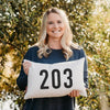 Bold Area Code Pillow