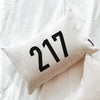 Bold Area Code Pillow