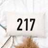 Bold Area Code Pillow