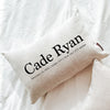 Baby Name + Birth Stats Pillow (Classic)