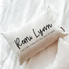 Personalized Baby Name Pillow