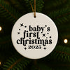Baby's First Christmas Est. 2025 Christmas Ornament