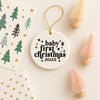 Baby's First Christmas Est. 2025 Christmas Ornament