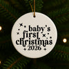 Baby's First Christmas 2026 Christmas Ornament