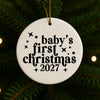 Baby's First Christmas 2027 Christmas Ornament
