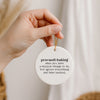 Procrasti-Baking Christmas Ornament