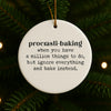 Procrasti-Baking Christmas Ornament