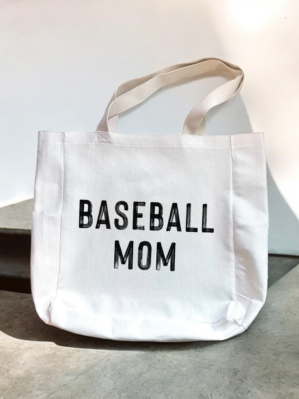 Baseball Mom Tote Bag