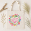 Big Heart Teacher Tote Bag
