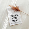 Bless This Mess Waffle Knit Kitchen Towel