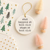 Book Club Christmas Ornament