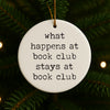 Book Club Christmas Ornament