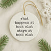 Book Club Christmas Ornament
