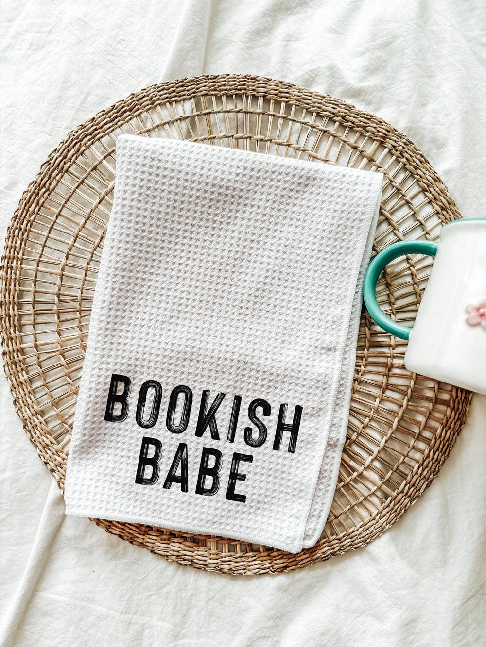 Bookish Babe Tea Towel
