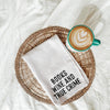 Books Wine And True Crime Tea Towel