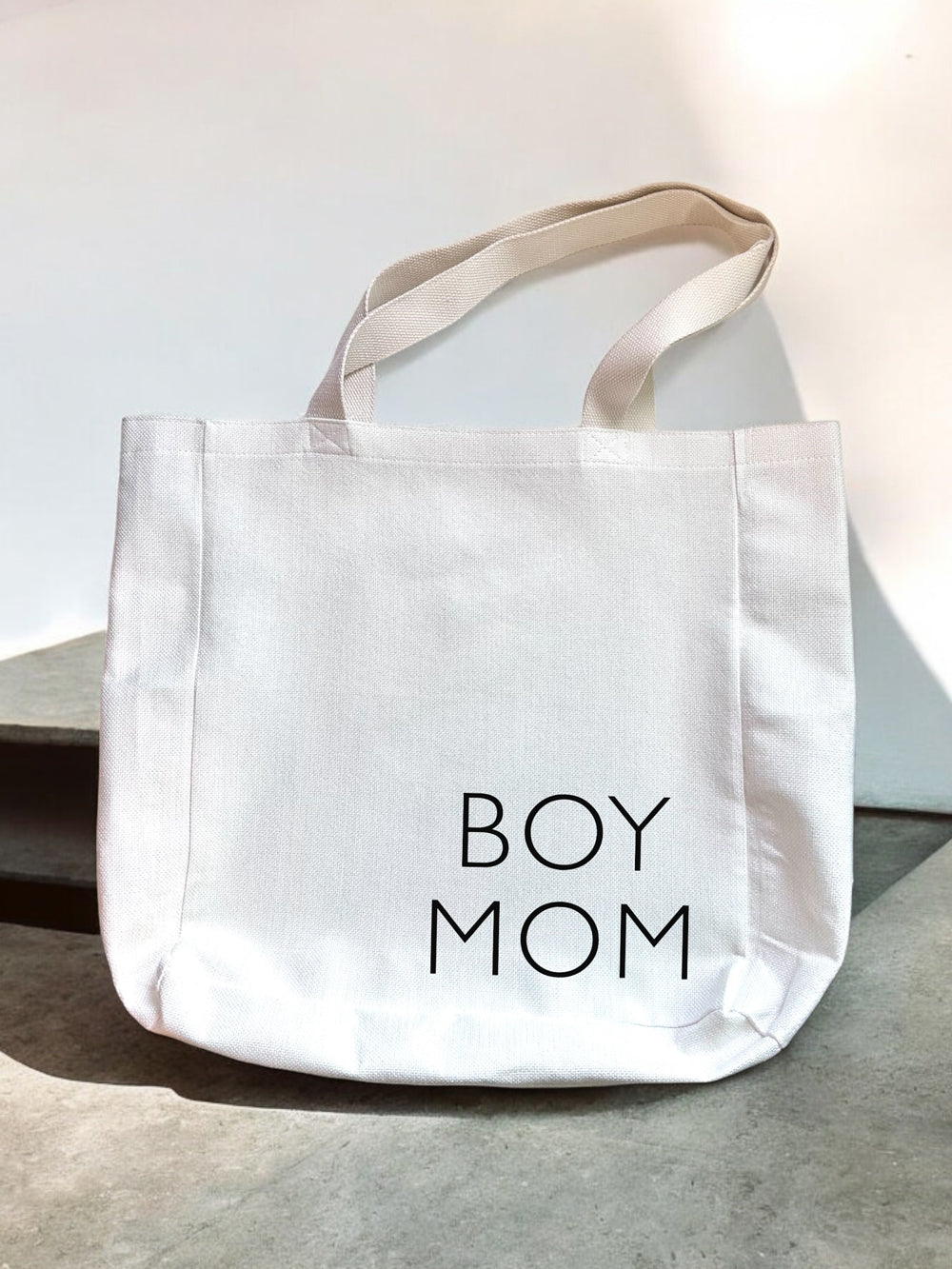 Boy Mom Tote Bag