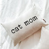 Cat Mom Throw Pillow