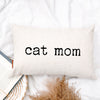 Cat Mom Throw Pillow