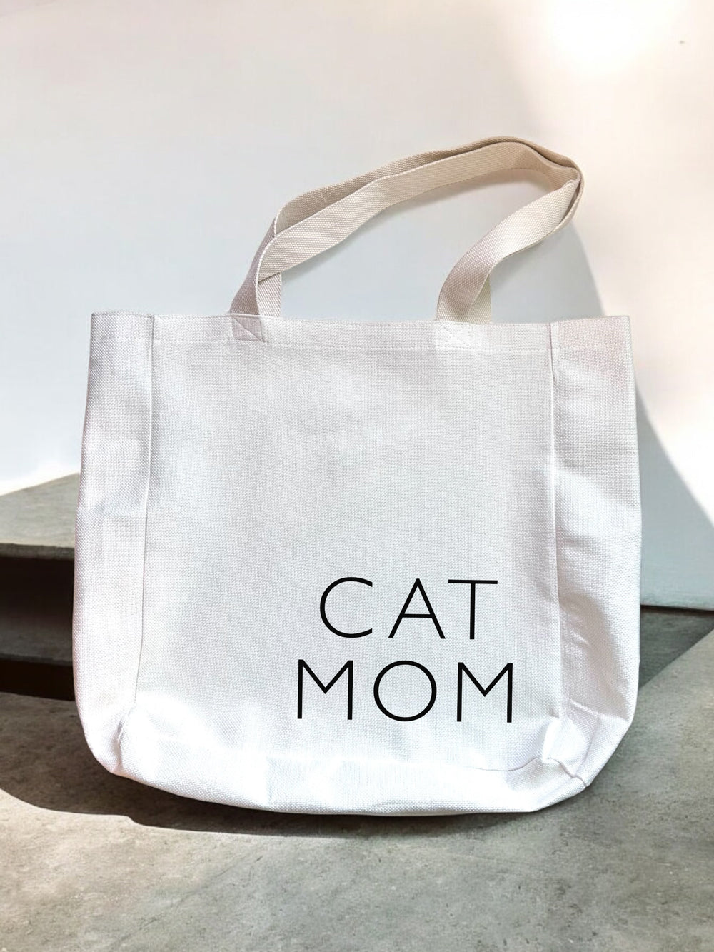 Cat Mom Tote Bag
