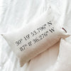 Personalized Location Pillow