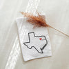 Texas City Heart State Tea Towel