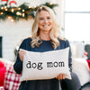 Dog Mom Throw Pillow