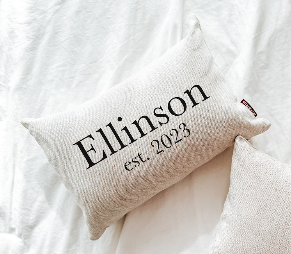 Last Name Pillow