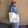 Girl Mom Tote Bag