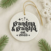 Grandma & Grandpa Est. 2025 Christmas Ornament