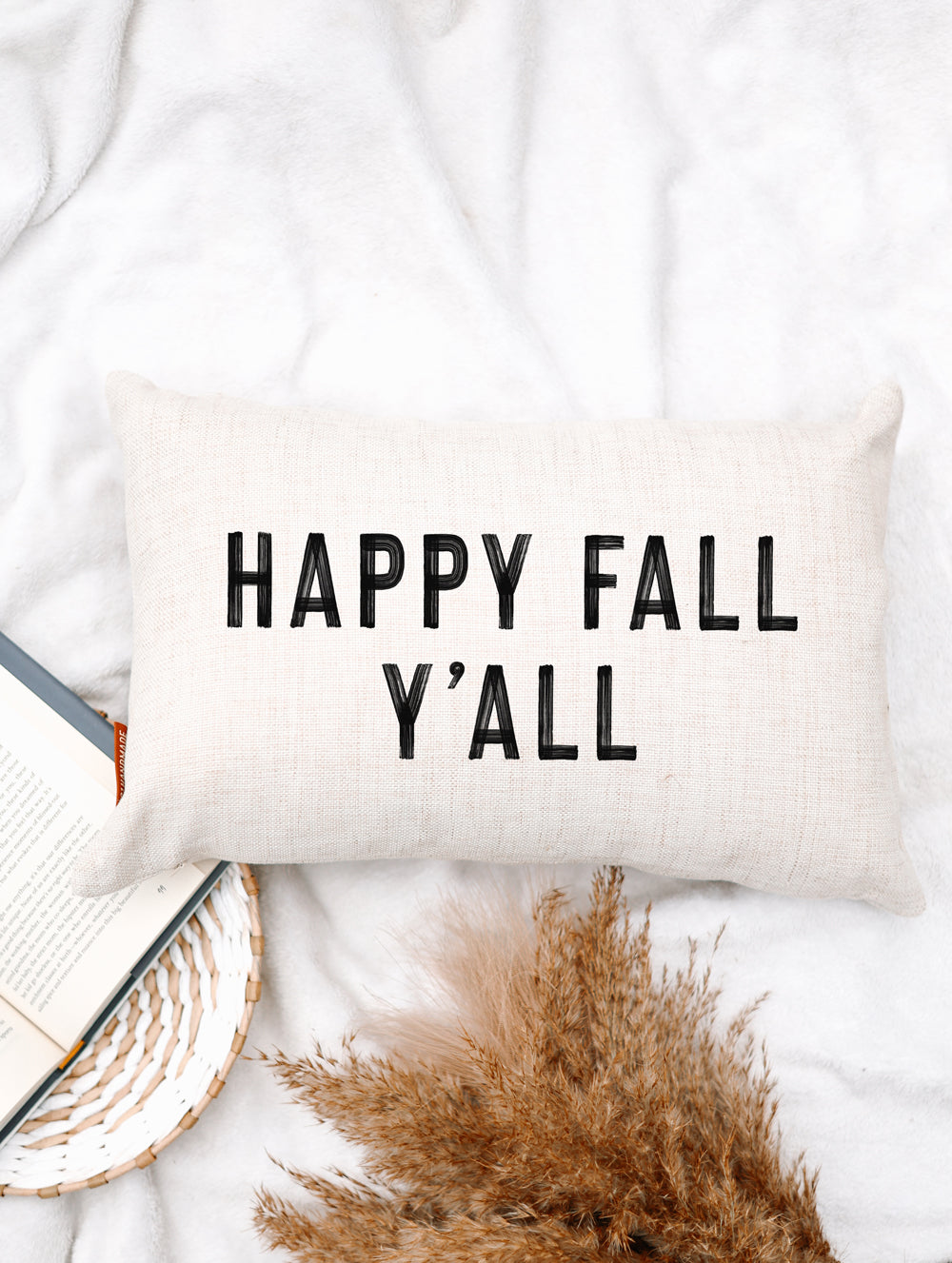 Happy Fall Y'all Pillow