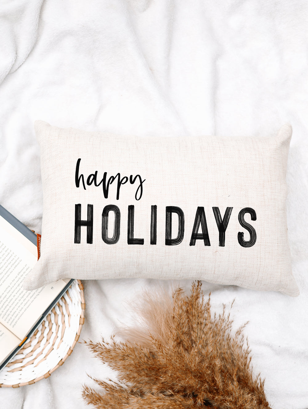 Happy Holidays Pillow