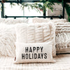 HAPPY HOLIDAYS Pillow