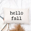 Hello Fall Type Pillow