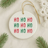 Ho Ho Ho Christmas Ornament
