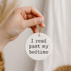 I Read Past My Bedtime Christmas Ornament