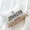 Custom Family Name Pillow