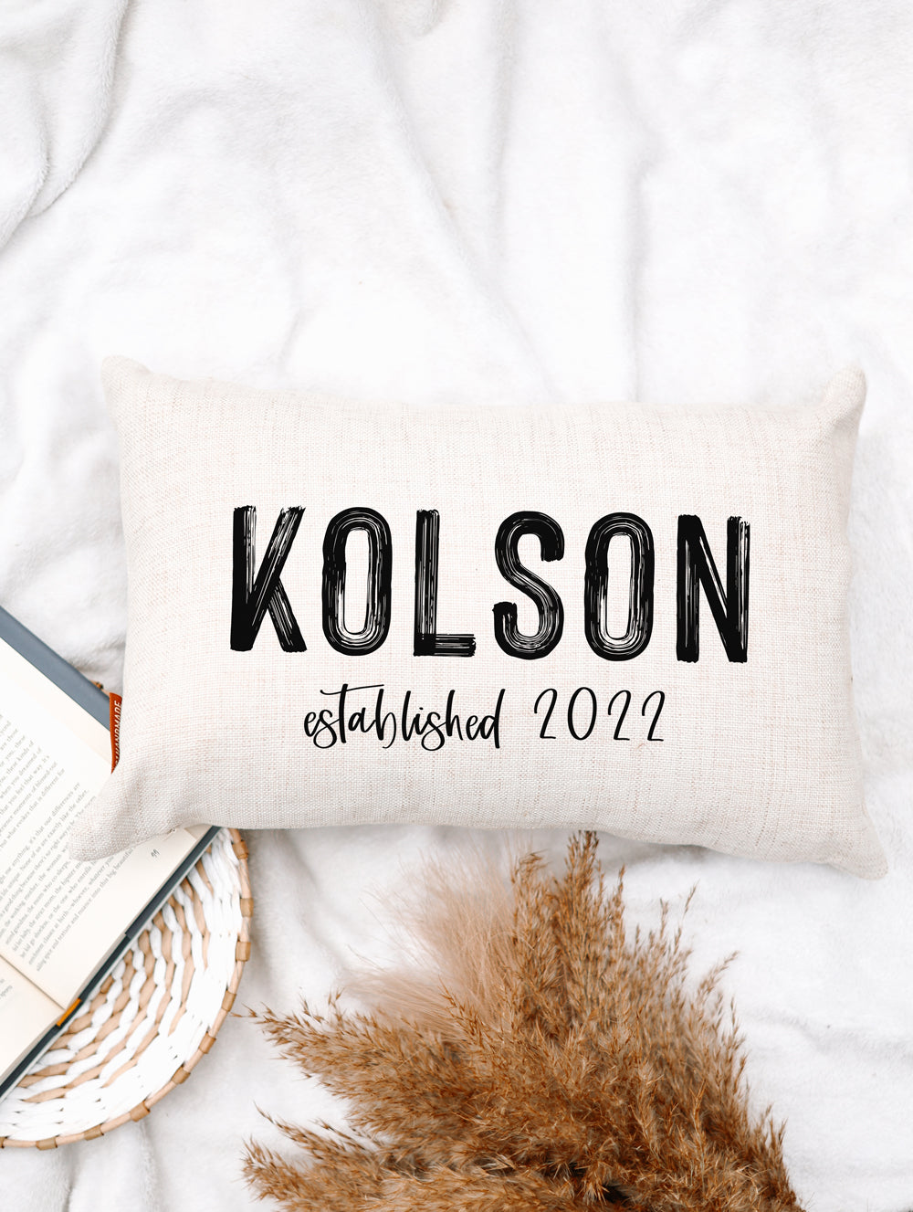 Personalized Last Name Pillow