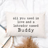 Custom Dog Name Pillow